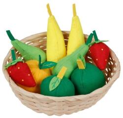 Goki 51512 textil gyümölcsök kosárban (51512)