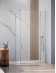 Radaway Essenza KDJ szögletes zuhanykabin 90x80 átlátszó jobbos (1385044-01-01R-1384051-01-01)