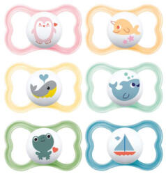 MAM Játszócumi Air, megújult! szilikon lapított (méret: 3) 16+ hó - perfectlife