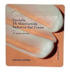 haruharu wonder Centella 5% Niacinamide Radiance Gel Cream SAMPLE - Tónuskiegyenlítő Gélkrém SAMPLE 1.5ml