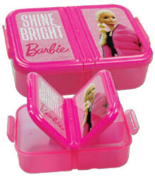 GIM Barbie Shine Bright több rekeszes uzsonnás doboz, szendvicsdoboz GIM57122262 (GIM57122262)