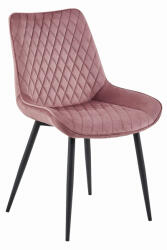 Klubfotel Étkezőszék VERDO - sötét rózsaszín bársony