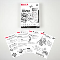 uni Rajzmarker Készlet 5 Darabos Dotworking (2UPINDOTWORK)