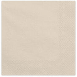  Szalvéta 33 x 33 cm 3 Rétegű 20 lap/Csomag Bézs (SP33109013)