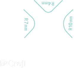  DP Craft Saroklyukasztó 3 in 1 Kerekített Sarkokhoz (JCDZ211005)