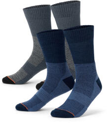 Tchibo - 2 pár túrazokni merinógyapjúval - uniszex - méret 43-46 - kék