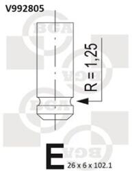 BGA Zawor Wydechowy (v992805)