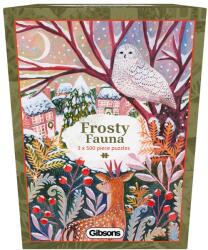 Gibsons - Zúzmarás állatvilág - 3x500 500 darabos kirakó (G5502)