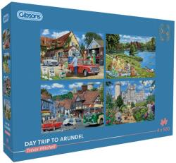 Gibsons - Kirándulás Arundelbe - 4x500 500 darabos kirakó (G5067)