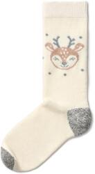 Vlnka Zokni birkagyapjúval rénszarvassal természetes zokniméret 39-42