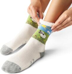 Vlnka Merinó gyapjú zokni "felhőcske" - szürke zokniméret 43-45