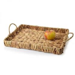 Mondex AMPARO kézzel fonott természetes tálca - 42x5x30 cm (IMO-CHH-HIWB7971)