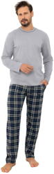 Italian Fashion Pijama bărbați ITALIAN FASHION ANDREAS lung melange/print: 3XL (AAF-MPZ-ANDREDDMD 3XL)