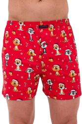 Cornette Boxeri bărbați CORNETTE 016/21 DOGS 2 roșu: XXL (32649 XXL)