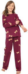 Italian Fashion pijama fete KWADRO mânecă lungă, pantaloni lungi, imprimeu: 146/152 (AAF-DPZ-KWAD-DDDR 146/152)