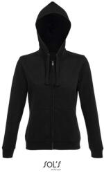 SOL'S SO03106 SOL'S SPIKE WOMEN - ZIP HOODIE (so03106bl-m) - ajandektargykozpont