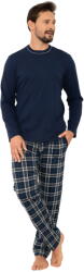 Italian Fashion Pijama bărbați ITALIAN FASHION ANDREAS lung albastru închis/print: 4XL (AAF-MPZ-ANDREDDGD 4XL)