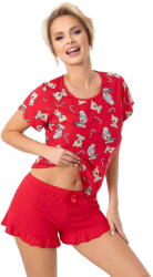 Donna Pijama dama DONNA BEAR SHORT roșu: XL (32636 XL)