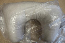 Billerbeck Bianka utazópárna/nyakpárna, 40x25 cm, Capuccino