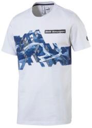 PUMA BMW Motorsport "Canyon" férfi póló fehér-kék (57278102-XL)
