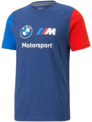 PUMA BMW M Motorsport ESS Logo férfi póló, kék-fehér-piros, 2023 (53814804)