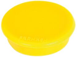 Franken Mágnes 24mm, 10 db/csomag, Franken sárga