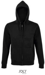 SOL'S SO03105 SOL'S SPIKE MEN - ZIP HOODIE (so03105bl-l) - ajandektargykozpont