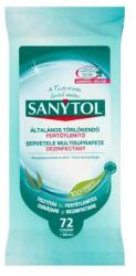 Sanytol Felületfertőtlenítő kendő 72 lap/csomag Sanytol - irodamarket