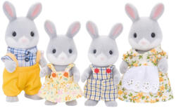 EPOCH Sylvanian Families Familia iepurilor cu coadă albă (4030) Figurina