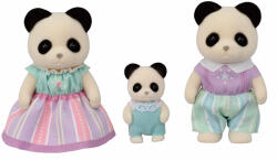 EPOCH Sylvanian Families Set de trei panda (tată/mamă/bebeluş) (5770) Figurina