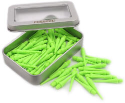 Winmau Darts soft hegy műanyag Cuesoul lime zöld, 32mm 100db-os