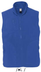 SOL'S Uniszex NORWAY polár mellény, SOL'S SO51000, Royal Blue-M (so51000ro-m)