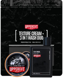 Uppercut Deluxe Texture Cream 100g + 3 in 1 sampon és tusfürdő 240ml (upp-textduo)