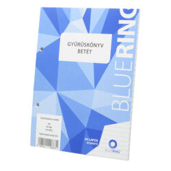 BLUERING Gyűrűskönyv betét A5, 50lap Bluering® vonalas (1017329) - toptoner