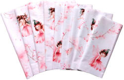  Virágtündér mintás maradék pamutvászon textil csomag