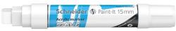 Schneider Dekormarker, akril, 15 mm, SCHNEIDER "Paint-It 330", fehér (TSC330F)