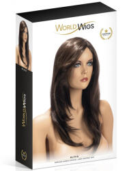 World Wigs - Olivia hosszú, barna paróka - lunaluna