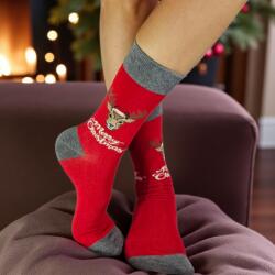 Aura Via Mikulásos-Karácsonyi rénszarvasos FÉRFI zokni 39-42 102144