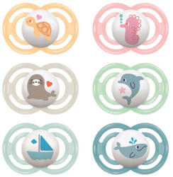 MAM Játszócumi Perfect, megújult! szilikon lapított (méret: 3) 16+ hó - babybear