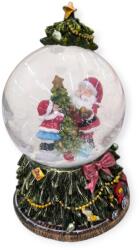  Téli Csoda hógömb Mikulással 18, 5cm (1241612)