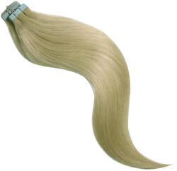 HairExtensionShop TAPE IN Ragasztócsíkos Póthaj Standard Sötétszőke Színben 55cm (Szín #12) (RT5512)
