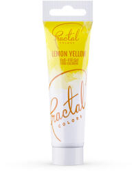 Fractal Colors gél állagú ételszínezék - Lemon Yellow - Citromsárga