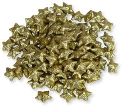 Polisztirol csillag kicsi csillámos - ARANY