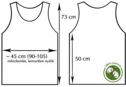  Férfi atléta trikó (szín: fehér, méret: XL)