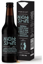 Horizont - Night Shift Vintage 2025 / Imperial Pastry Stout Rumos hordóban érlelve kókusszal és csokoládéval (0, 33L) (10, 8%)