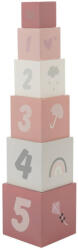 Label Label Label-Label építőkocka számokkal - Rózsaszín fajáték