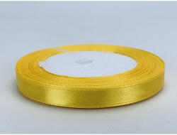  Sárga szatén szalag 1cm x 22méter - csinaldmagadshop