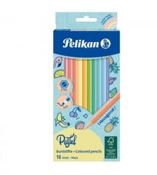 Pelikan 12 db-os színes ceruza készlet - pasztell (00701143)