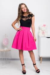 Parisse Ciklámen A-vonalú mini szoknya Méret: M