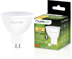 Lumileds LED izzó GU5.3 MR16 8W = 80W 720lm 3000K Meleg 120° LUMILED